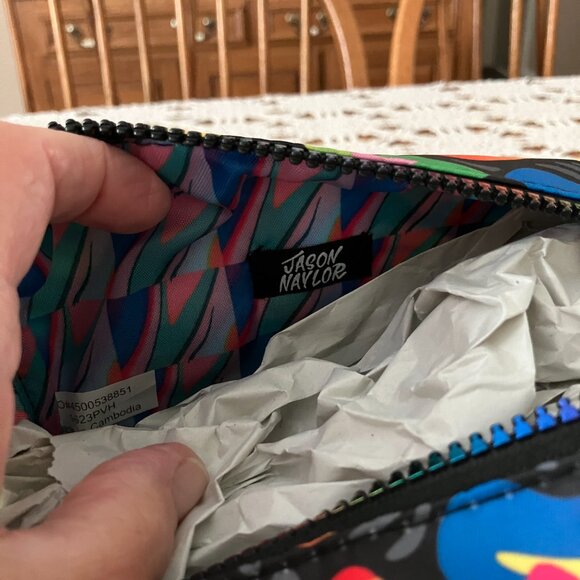 New with Tags Jason Naylor Brush Case Zipper Pouch - Picture 9 of 9